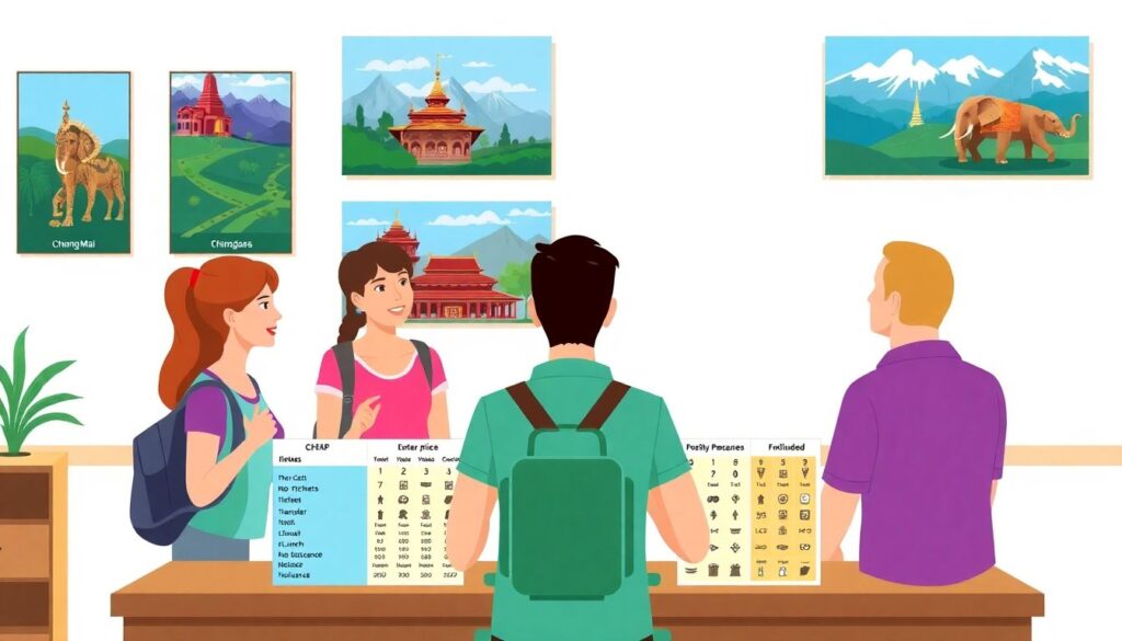 Путешествие по северу Таиланда: Чиангмай и окрестности - иллюстрация