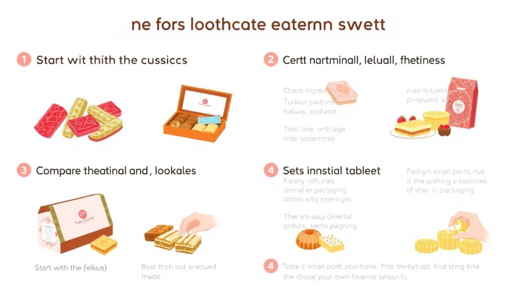 Гид по традиционным сладостям Турции - иллюстрация