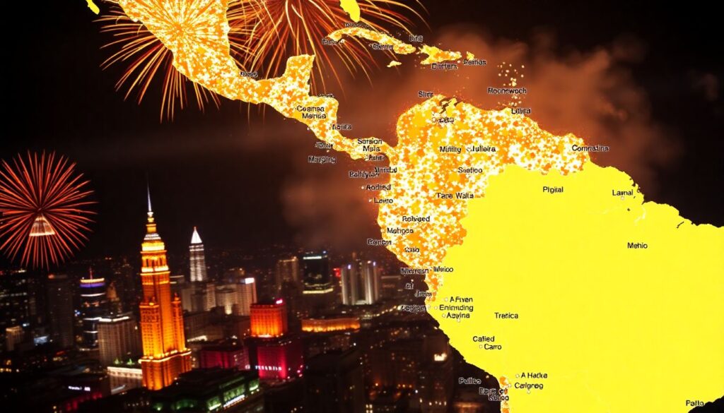 Гид по новогодним традициям в разных странах - иллюстрация