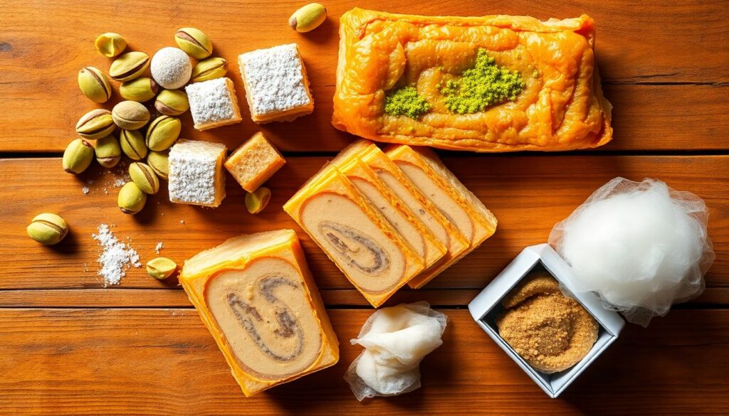 Гид по традиционным сладостям Турции - иллюстрация