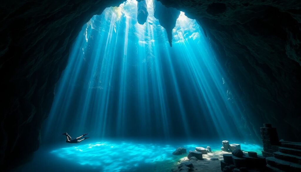 Лучшие места для фридайвинга - иллюстрация