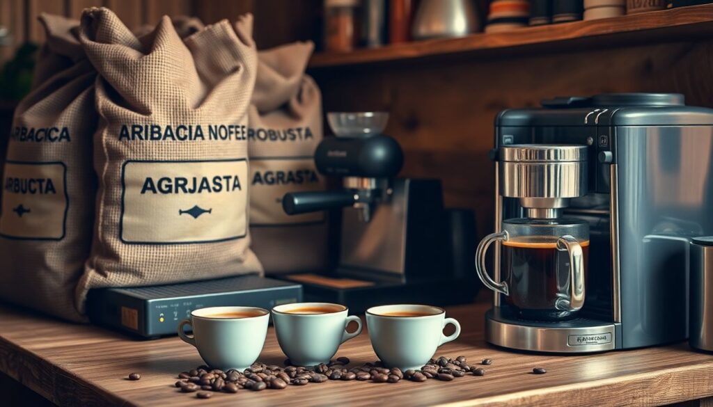 Гид по сортам итальянского кофе - иллюстрация