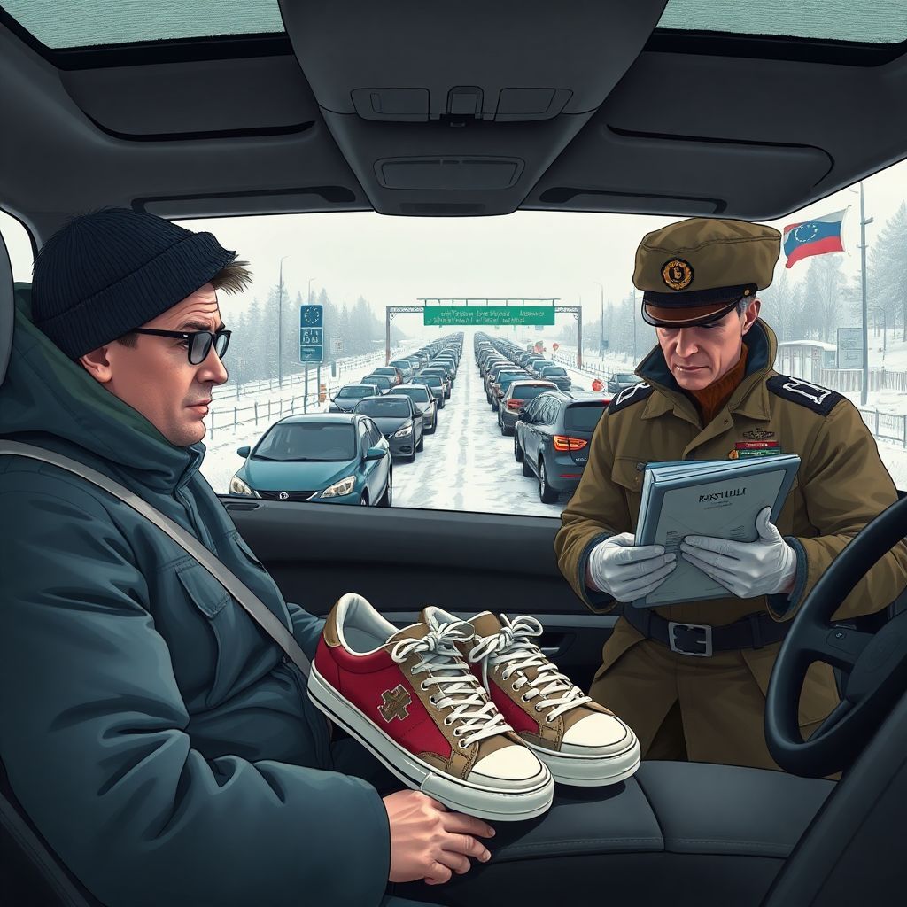 Санкции ЕС 2025: как дорогие кроссовки разворачивают россиян на границе Эстонии