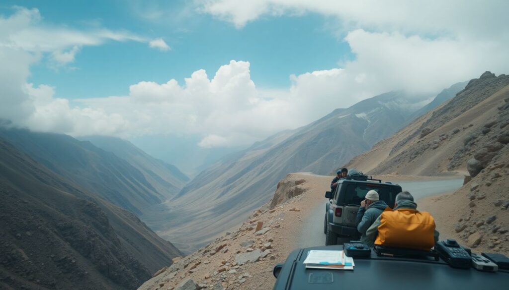 Путешествие по Памирскому тракту - иллюстрация