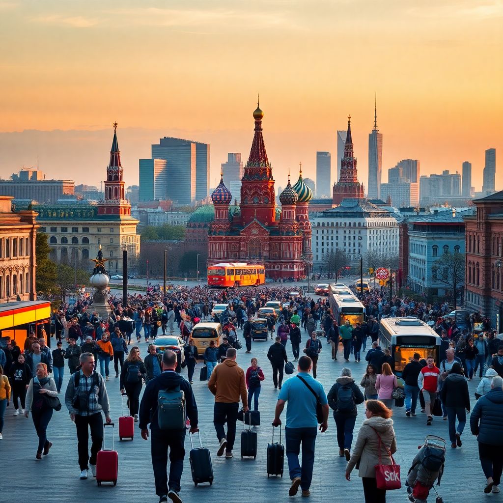 Туристический поток в Москву 2025: прогноз Собянина и рекорд 26,5 млн гостей