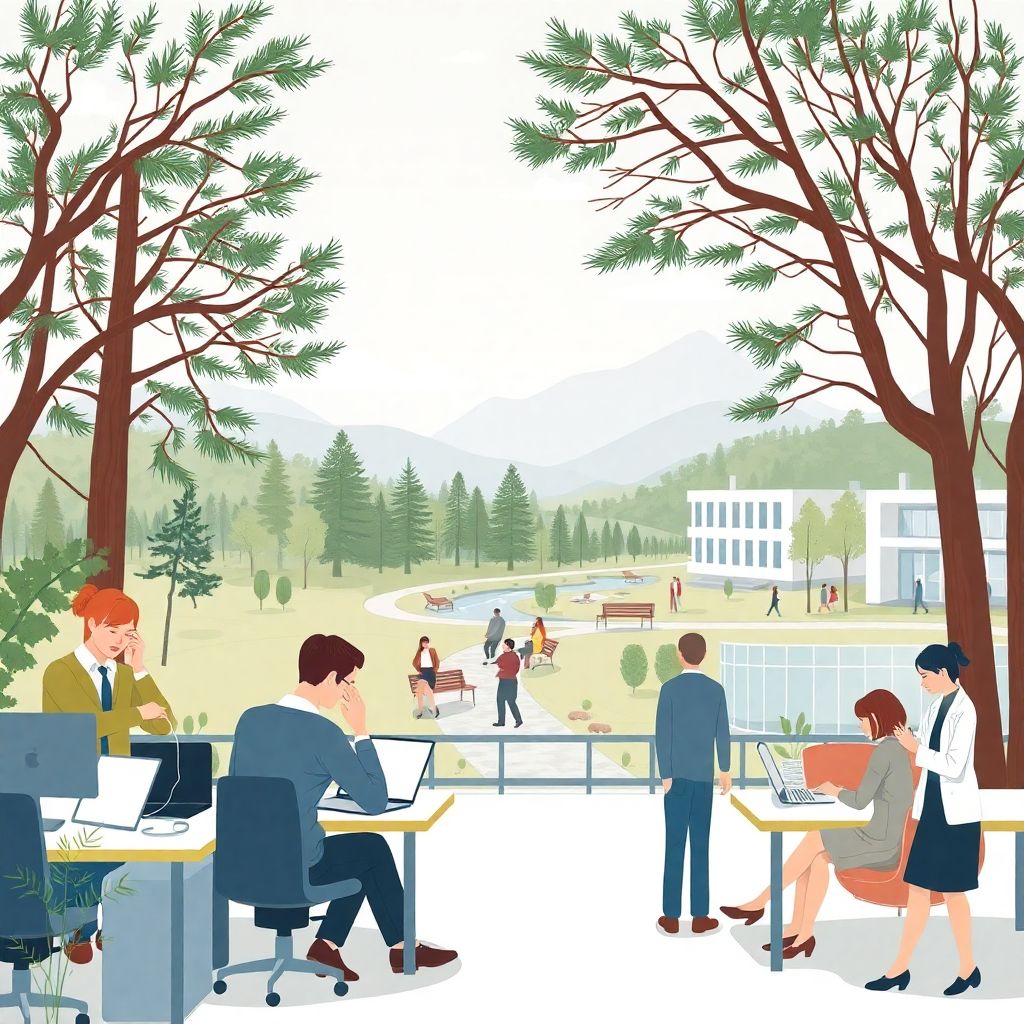 Санаторный отдых для офисных сотрудников России: защита от стресса и выгорания