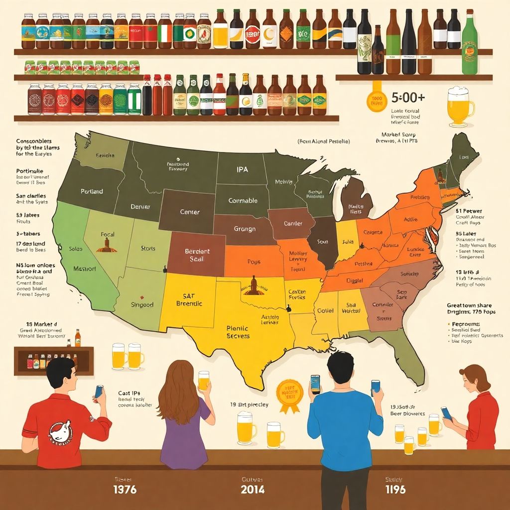 Гид по крафтовому пиву в США: стили, регионы и советы путешественнику