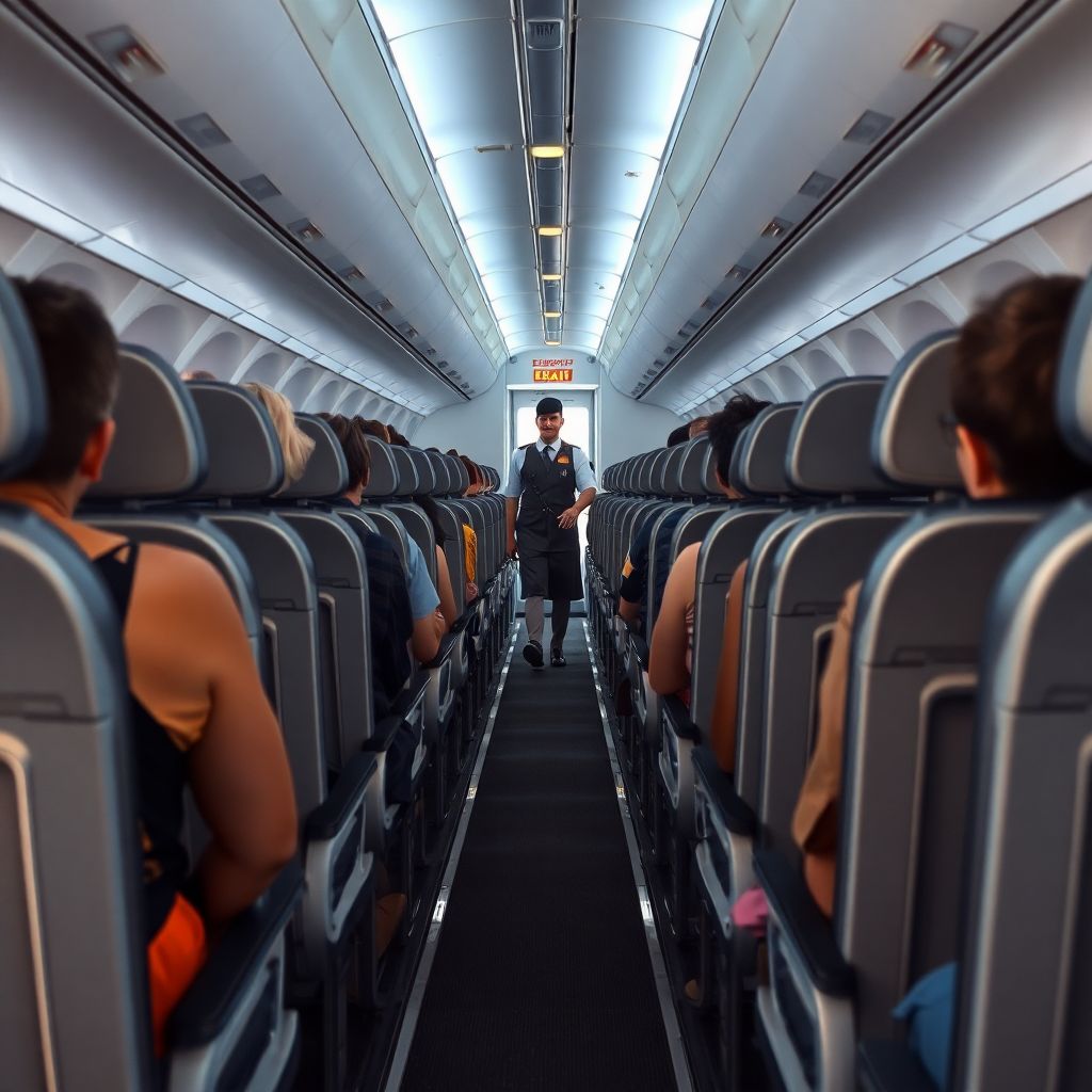 Почему нужно поднимать спинку кресла в самолете при взлете и посадке для безопасности