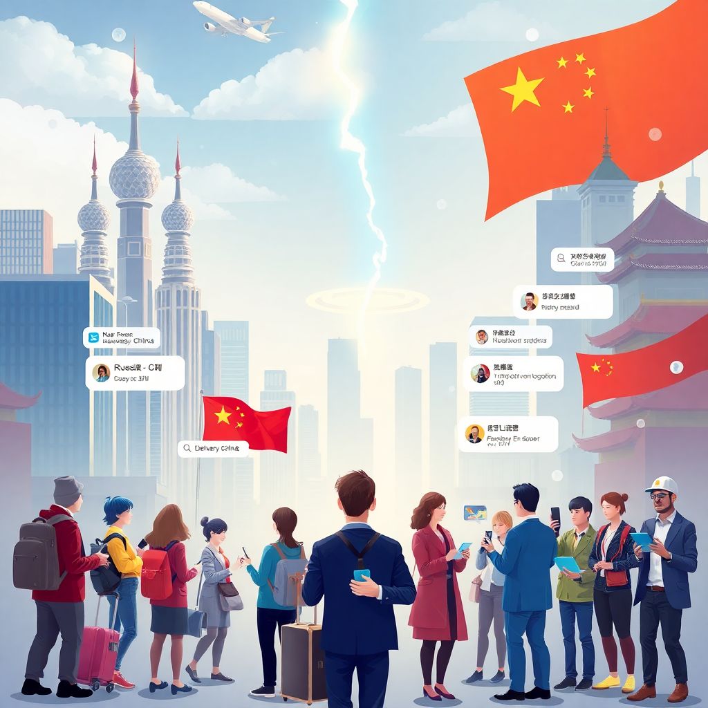 Мессенджер Молния: связь Россия – Китай для туристов и бизнеса