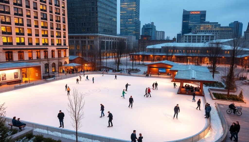 Лучшие места для катания на коньках под открытым небом - иллюстрация