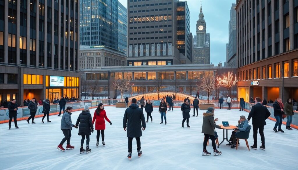 Лучшие места для катания на коньках под открытым небом - иллюстрация
