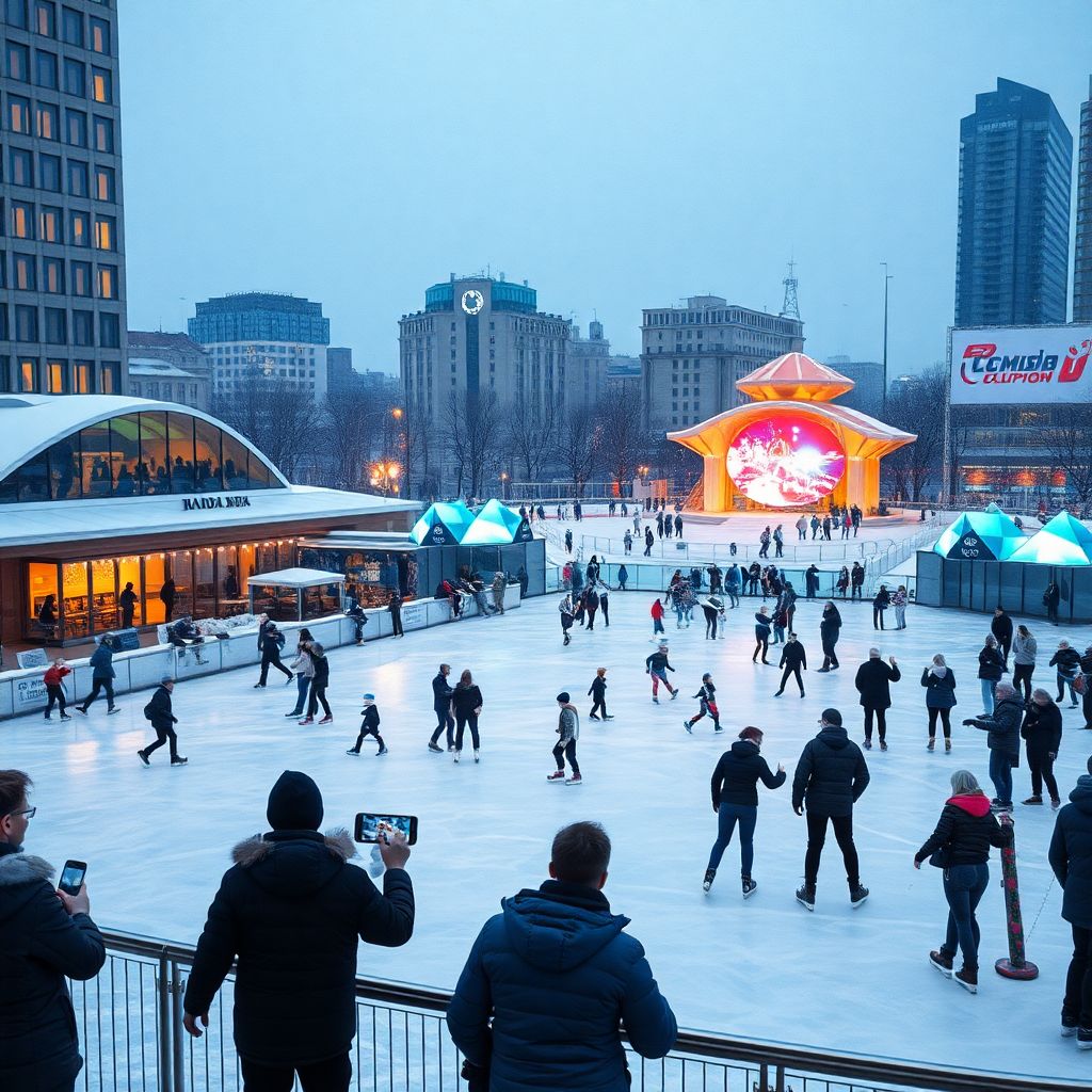Лучшие места для катания на коньках под открытым небом в вашем городе