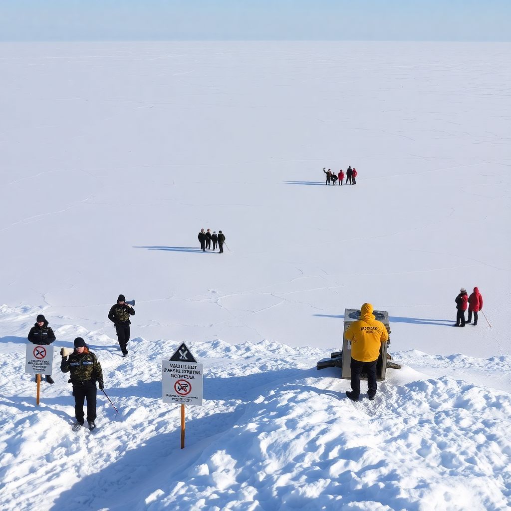 Тонкий лед Балтики в Пионерском: запрет выхода на лед, штрафы и опасность