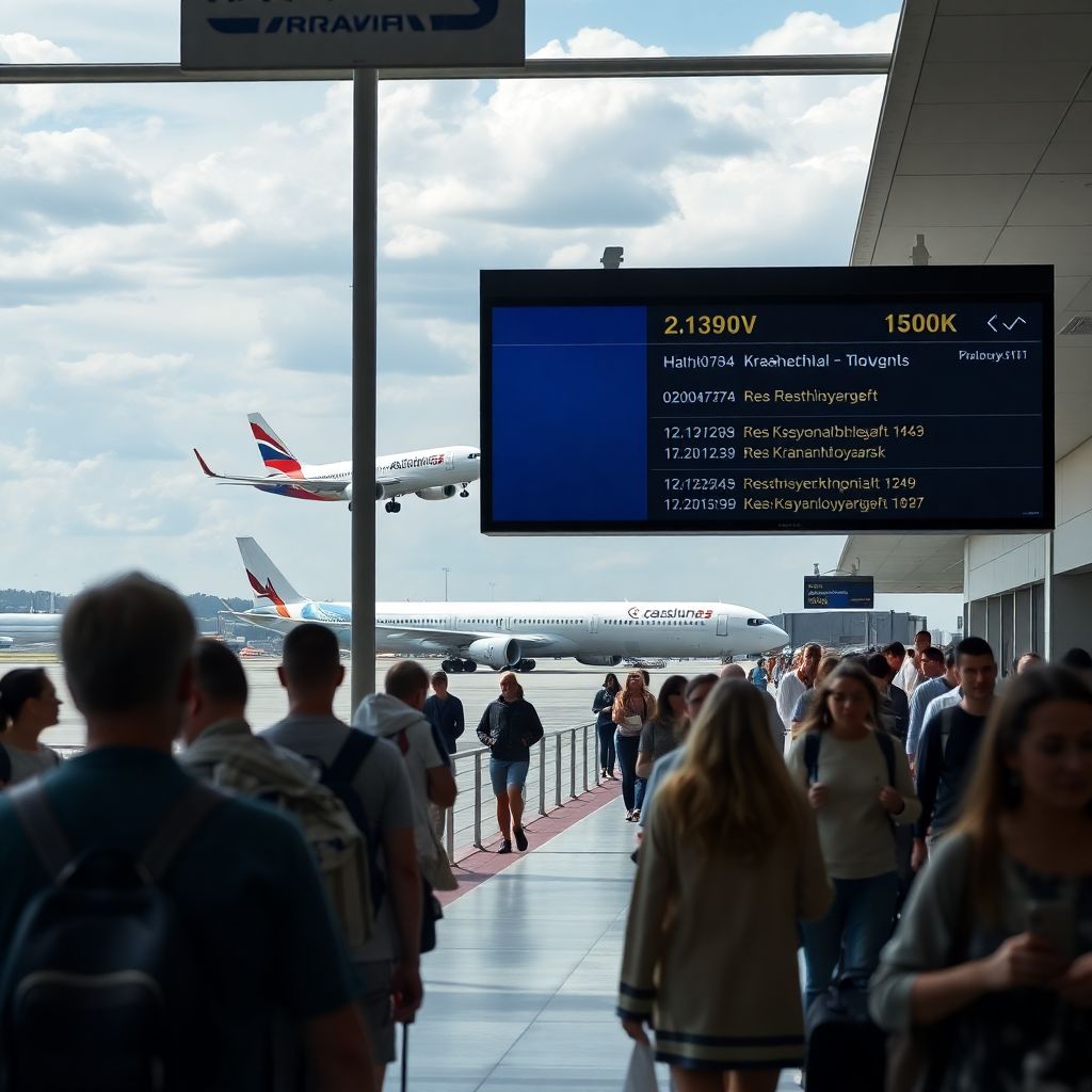 Махачкала – Красноярск: авиакомпания Россия увеличивает прямые рейсы до 4 в неделю