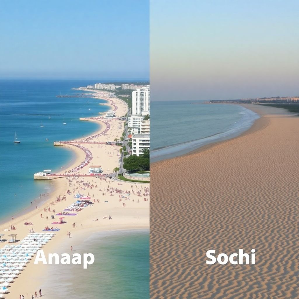 Пляжный отдых Анапа или Сочи: что дешевле на майские праздники 2024