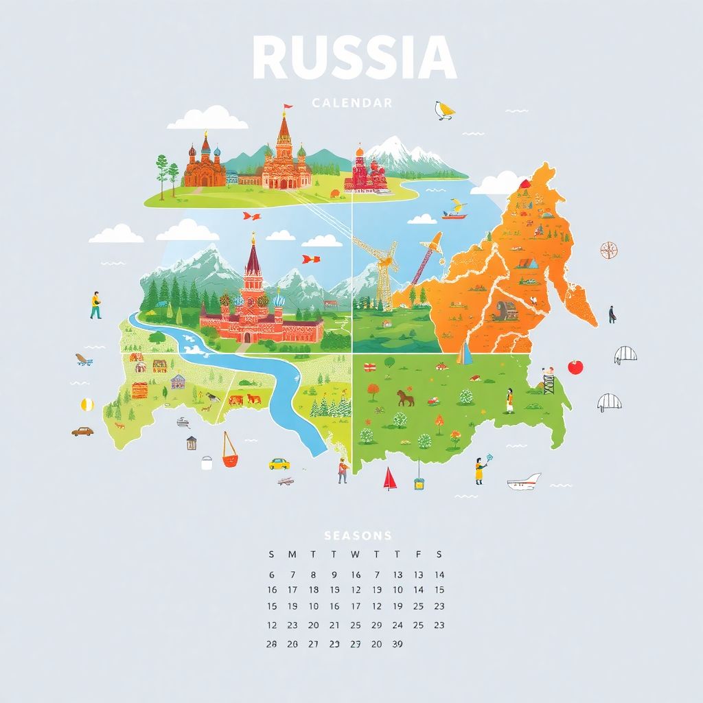 Сезонный календарь поездок по России: куда поехать весной, летом, осенью, зимой